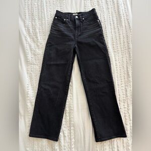 J. Crew Black Straight Wide Leg Women's Jeans